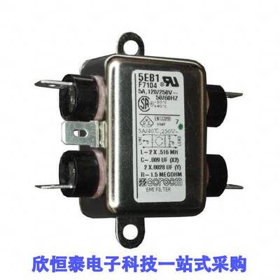 6609020-7滤波器 《 LINE FILTER 250VAC 5A CHASS MNT    》