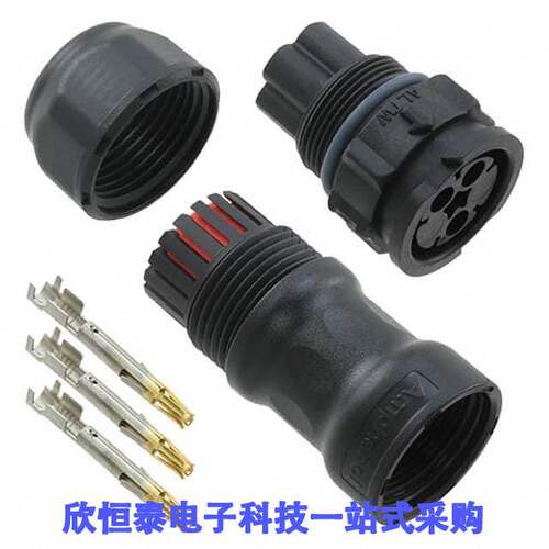 DC-03BMFA-QL8SPP连接器 《 CONN RCPT FMALE 3POS CRIMP    》
