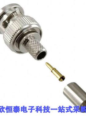 1-1337428-0连接器 《 CONN BNC PLUG STR 75 OHM SOLDER    》