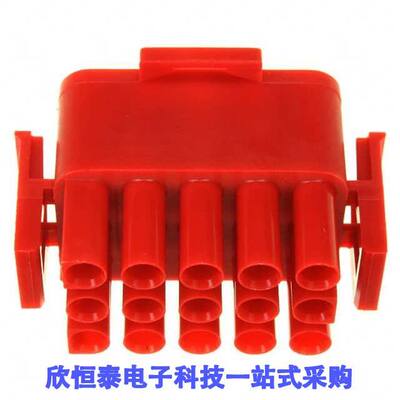 1-480710-2连接器 《 CONN U-MNL PLUG 15POS 94V-2 RED    》