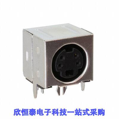 KMDGX-4S-BS连接器 《 CONN RCPT FMALE MINI DIN 4P SLDR    》