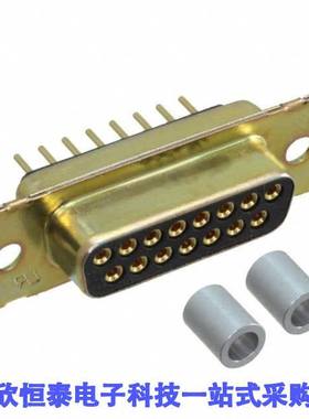 1757830-2连接器 《 CONN D-SUB RCPT 15POS VERT SLDR    》