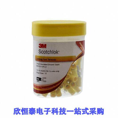 MV10-10FLX连接器 《 CONNSPADE TERM10-12AWG 1=1BOTTLE    》