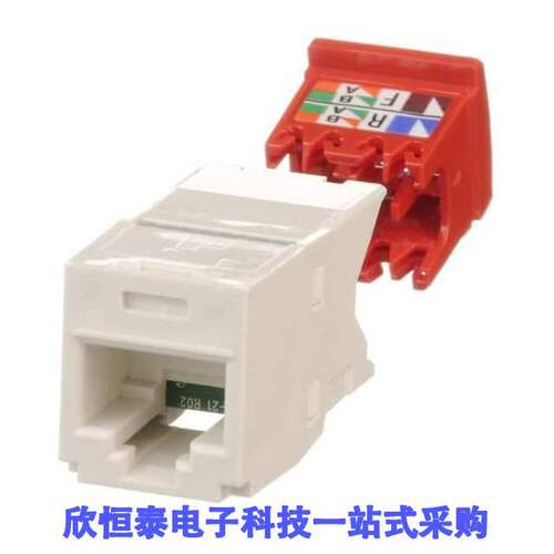 CJ5E88TGIW连接器 《 THE CATEGORY 5E, RJ45, 8-POSITIO    》