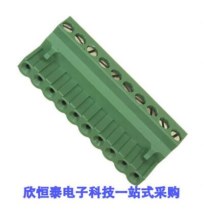 1-796640-0连接器 《 TERM BLO【 PLUG 10POS STR 5MM    》