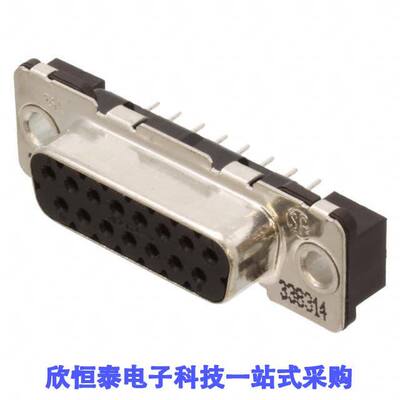 5-338314-2连接器 《 CONN D-SUB RCPT 15POS VERT SLDR    》