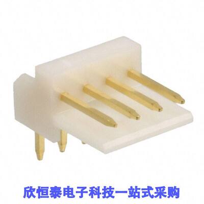 176153-4连接器 《 CONN HEADER R/A 4POS 2.5MM    》