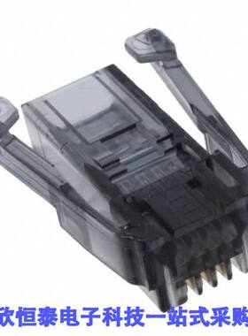 5-520424-1连接器 《 CONN PLUG 4POS SDL 24-26AWG RND    》