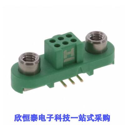 G125-FS10605F2P连接器 《 CONN RCPT 6POS 0.049 GOLD SMD    》