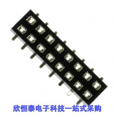 NPPN082GFNS-RC连接器 《 CONN HDR 16POS 0.079 GOLD SMD    》