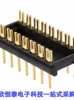 16-600-11连接器 《 CONN HDR DIP FORK 16POS GOLD    》