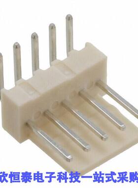 61900519521连接器 《 CONN HEADER R/A 5POS 2.54MM    》