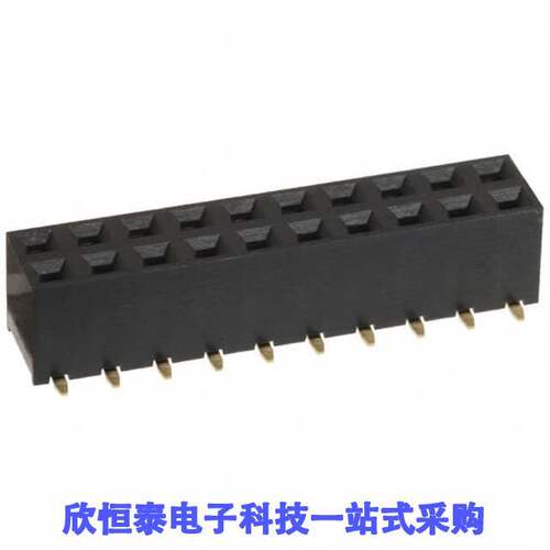 NPPN102FFKS-RC连接器 《 CONN HDR 20POS 0.079 GOLD SMD    》