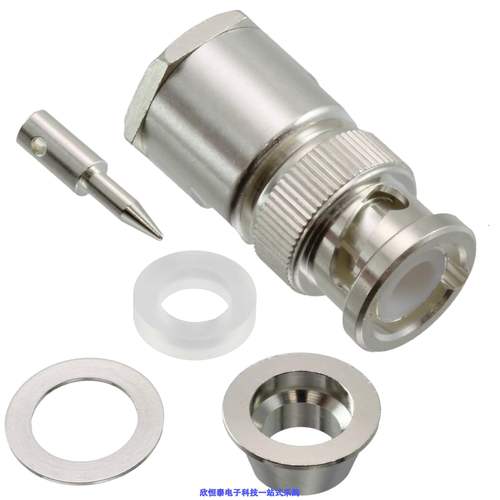 BNC-P-5DV(40)连接器 《 CONN BNC PLUG STR 50OHM SOLDER    》