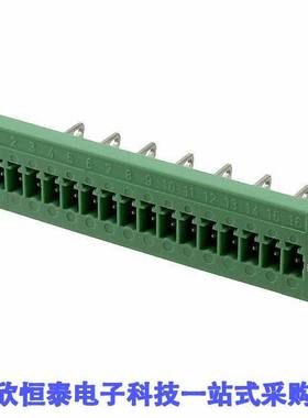 1829471连接器 《 TERM BLK HEADER 16POS GREEN    》