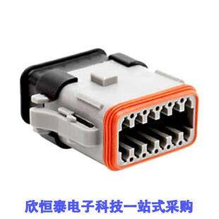 AT06 HSG 20AWG PLUG CONN SRGRY连接器 12SA 12POS