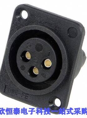 PD3FSC1连接器 《 CONN PLUG FMALE XLR 3P SLDR CUP    》