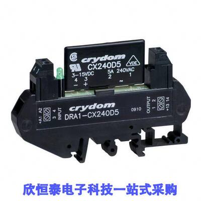 DRA1-CX240D5继电器 《 SSR RELAY SPST-NO 5A 12-280V    》