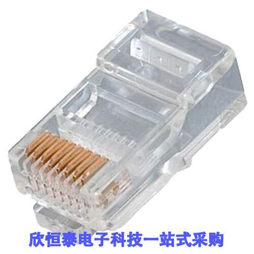 NMP-8225连接器 《 MODULAR PLUGS 100 PA【  CAT5E RJ    》
