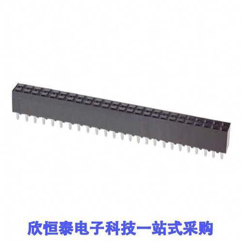 2-534206-5连接器 《 CONN RCPT 50POS 0.1 GOLD PCB    》