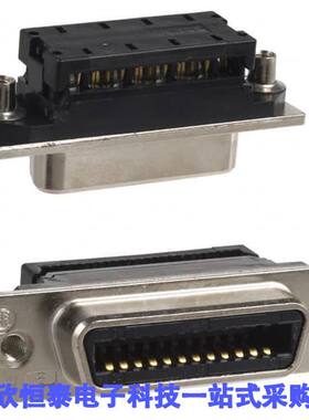 5554434-1连接器 《 CONN RCPT 24POS PNL MNT IDC    》