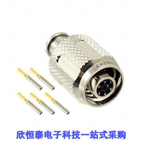 MKJ5A6F8-7SA连接器 《 CONN PLUG FMALE 7POS GOLD CRIMP    》