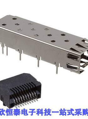SFPK-SL连接器 《 CONN SFP RCPT W/CAGE 10P SLD RA    》