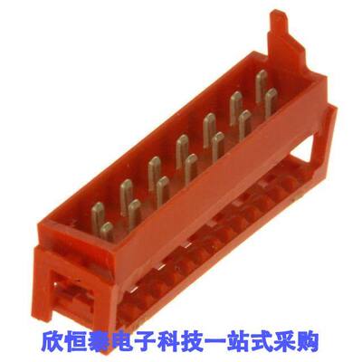 8-215083-4连接器 《 CONN PLUG 14POS IDC 28AWG TIN    》