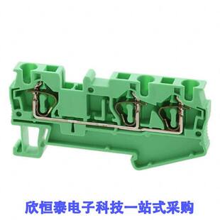 BLK FEED THRU 3037384连接器 28AWG TERM CONN