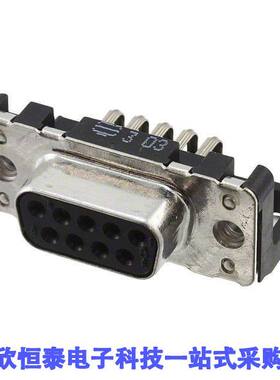 09661527612连接器 《 CONN D-SUB RCPT 9POS R/A SOLDER    》