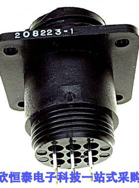 208223-1连接器 《 CONN RCPT MALE 9POS GOLD SOLDER    》