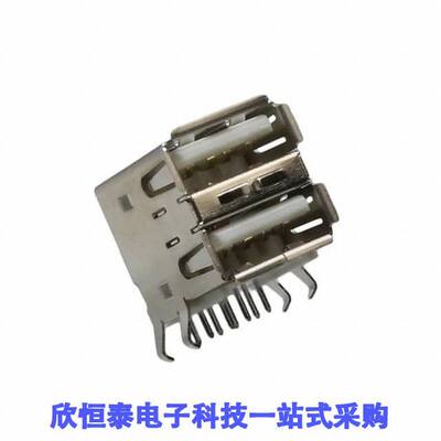 KUSBX-AS2N-W连接器 《 CONN RCPT STA【ED USB TYPE A R/A    》