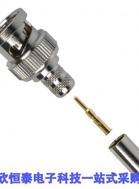 112508连接器 《 CONN BNC PLUG STR 75 OHM CRIMP    》