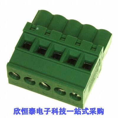 284040-5连接器 《 TERM BLO【 PLUG 5POS 270DEG 5MM    》