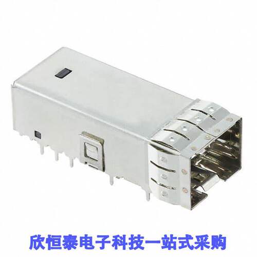 2246041-1连接器 《 CONN MICR SFP+ RCP W/CAGE 22P RA    》