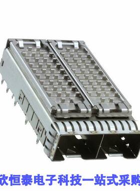 2198230-1连接器 《 CONN SFP+ CAGE 1X2 W/HSINK R/A    》