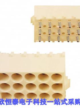 350765-4连接器 《 CONN HDR 15POS 0.25 TIN PCB    》