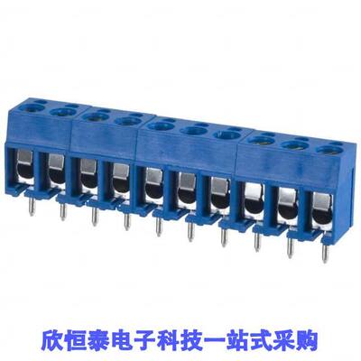 OSTTA104163连接器 《 TERM BLK 10P SIDE ENT 5.08MM PCB    》
