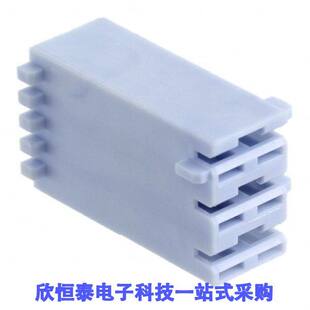 RCPT HOUSING 0.25 521205 BLUE CONN 3POS 1连接器
