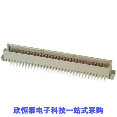 5650470-5连接器 《 CONN DIN PLUG 96POS PCB GOLD    》