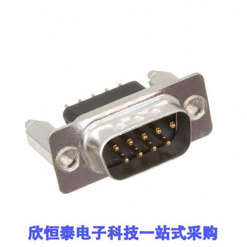 DE09-PE-1-BL连接器 《 D-SUB HI PROFILE PCB 9 WAY PLUG    》