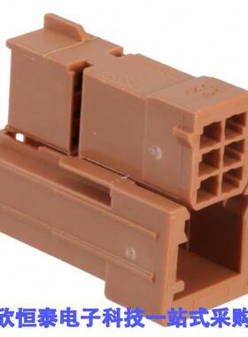 0982980004连接器 《 CONN RCPT HOUSING 6POS BROWN    》
