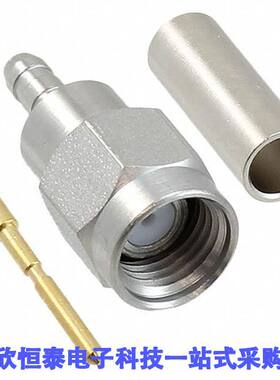 1056436-1连接器 《 CONN SMA PLUG STR 50 OHM SOLDER    》