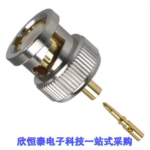 112552连接器 《 CONN BNC PLUG STR 50 OHM SOLDER    》