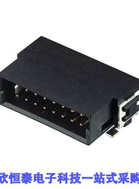 M55-7101642R连接器 《 CONN HEADER SMD R/A 16POS 1.27MM    》