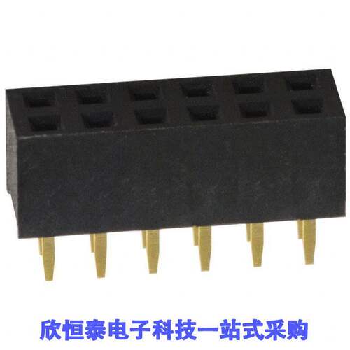 NPPN062AFCN-RC连接器 《 CONN HDR 12POS 0.079 GOLD PCB    》