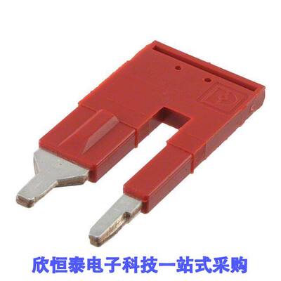 3030886连接器 《 JUMPER TERM BLK 2POS FLAT PIN    》