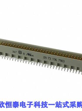 09731967903连接器 《 CONN DIN HDR 96POS PCB GOLD    》