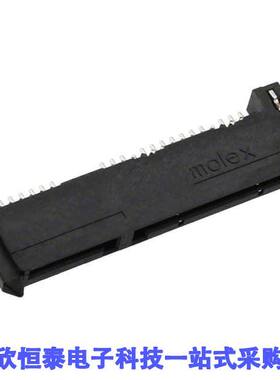 0470182001连接器 《 CONN SATA RCPT 22POS SLD R/A SMD    》