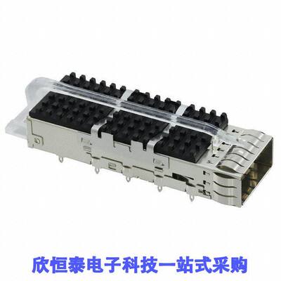 2170705-4连接器 《 CONN ZQSFP+ CAGE W/HSINK R/A    》